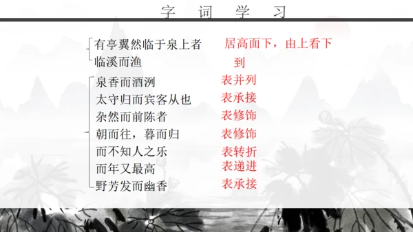 人教版初二年级语文《醉翁亭记》通用PPT课件