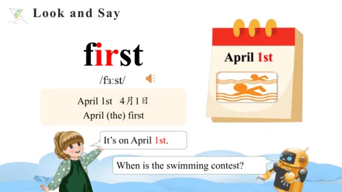 Unit 4 When is the art show Part A Let's learn课件（4