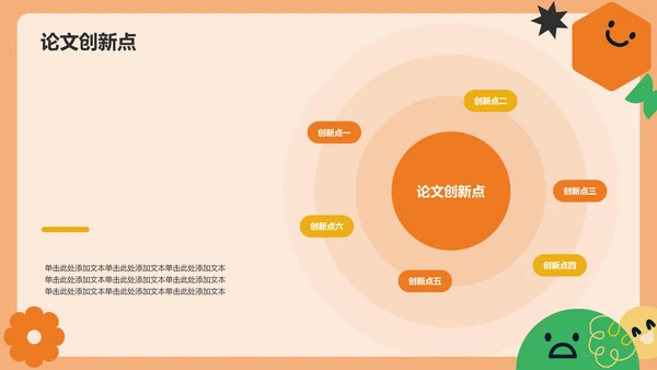 橙色扁平毕业答辩通用PPT
