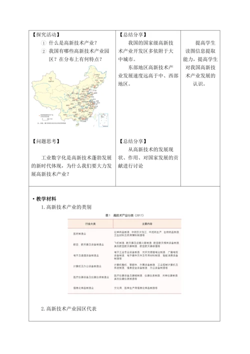 【大单元教学】中国的经济发展大单元整体教学--人教版（新课标）八上（工业课时设计）