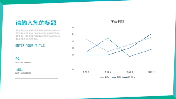 绿色线条简约风总结汇报PPT模板