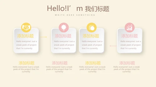 手绘西式蛋糕甜点面包动态PPT