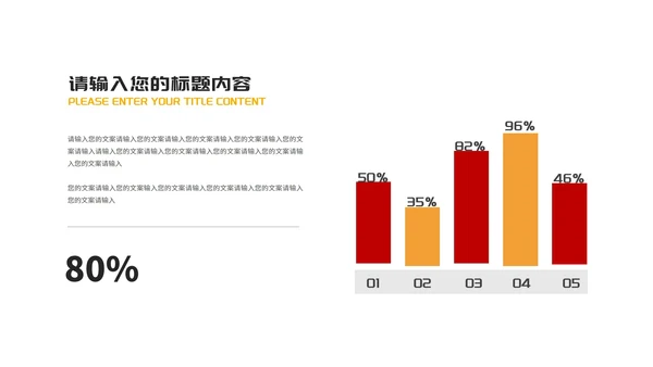 红色简约风大气年终总结汇报PPT模板