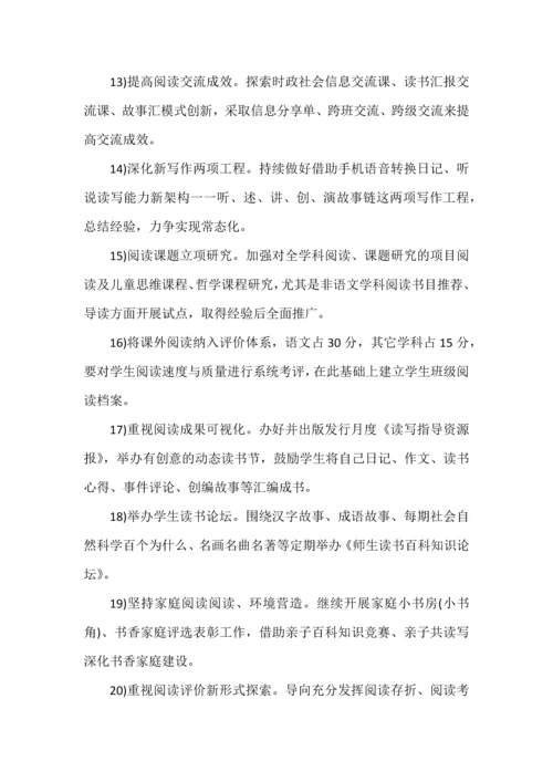 推进学校课外阅读工作22条策略.docx