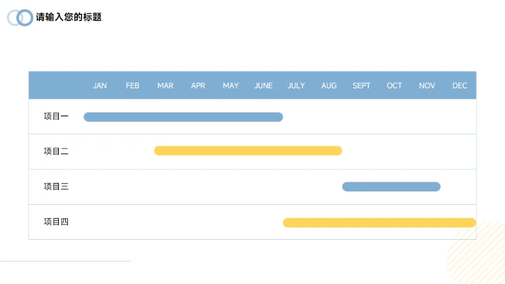 黄蓝画册图文展示品牌合作PPT模板