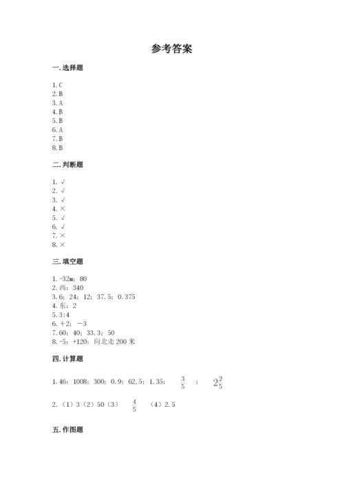 沪教版小学六年级下册数学期末综合素养测试卷及答案（全优）.docx