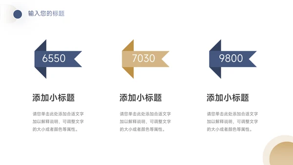 蓝金高端商业计划书PPT模板