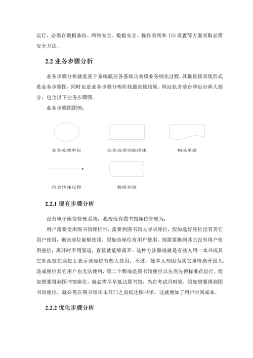 图书馆座位预约管理信息系统的设计.docx