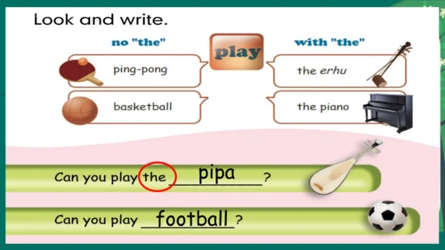 Unit 4 What can you do  Part C Let's check & Story