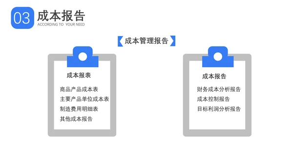 成本分析与报告成本管理概述PPT模板