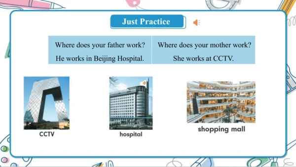 Unit 4  Where do you work Lesson 21- Lesson 22 课件（