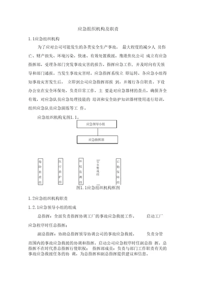 完整版应急组织机构及职责