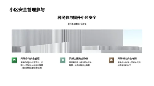 筑牢小区安全防线