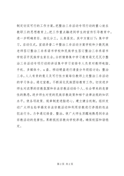 学习整治三非心得体会 (2).docx