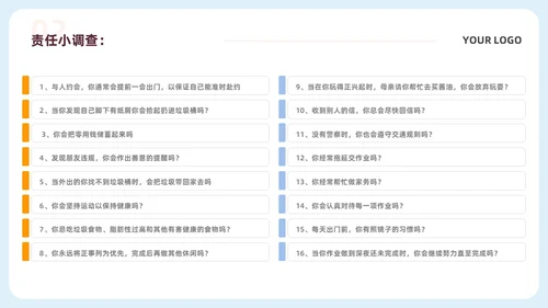 蓝色简约校园安全教育责任与担当主题班会PPTmoba