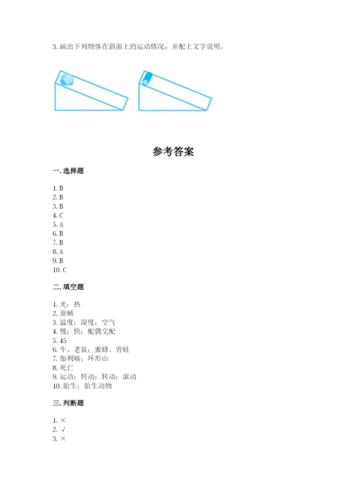 教科版小学科学三年级下册 期末测试卷精品【实用】.docx