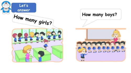 Module 5 Unit 2 Nine girls（课件）-2023-2024学年三年级英语上册同