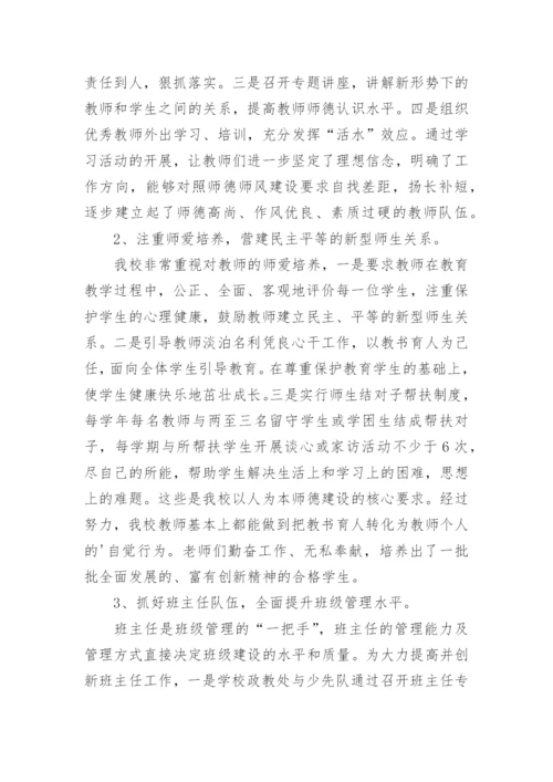 师德师风建设先进集体事迹材料.docx