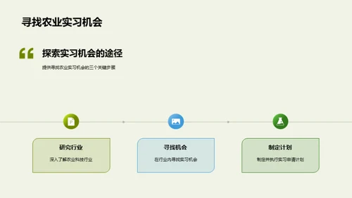 农业科技创新实践