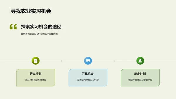 农业科技创新实践