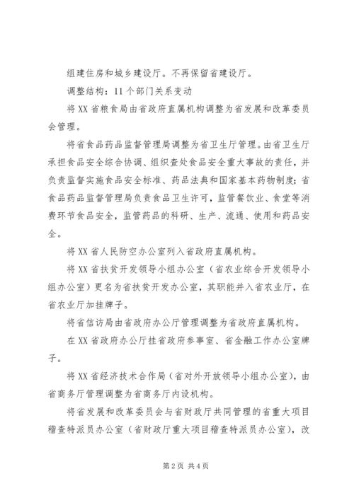 陕西政府机构改革方案.docx