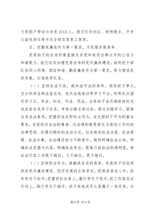 乡镇领导班子年终工作总结.docx