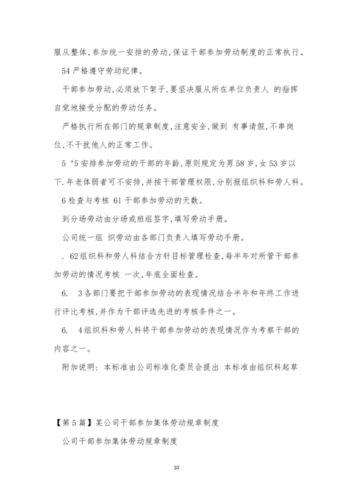 公司干部制度7篇.docx