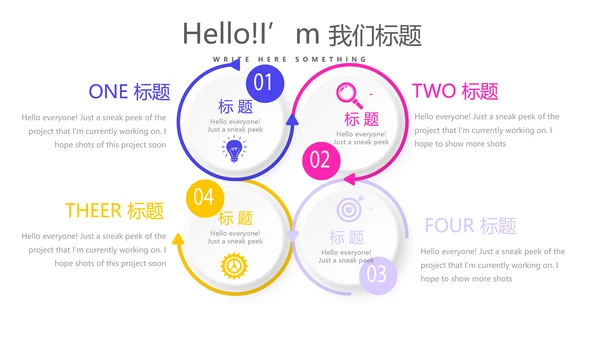 简约时尚述职报告商务风通用PPT动态模板