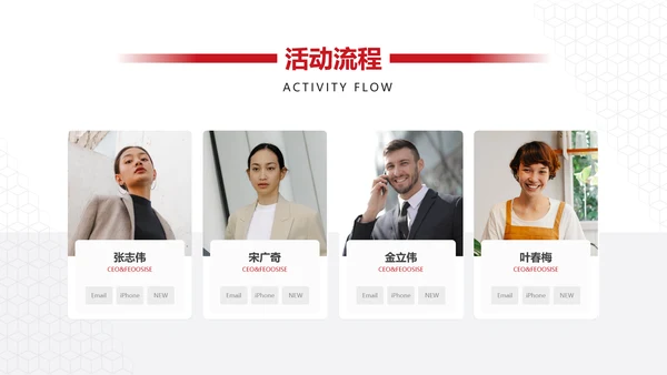 OK公司年会展望未来PPT模板