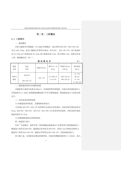 单线铁路隧道实施性施工方案.docx