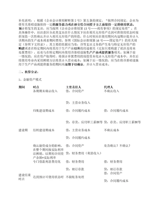 企业会计准则解释第14号ppp项目以及应用案例之账务处理