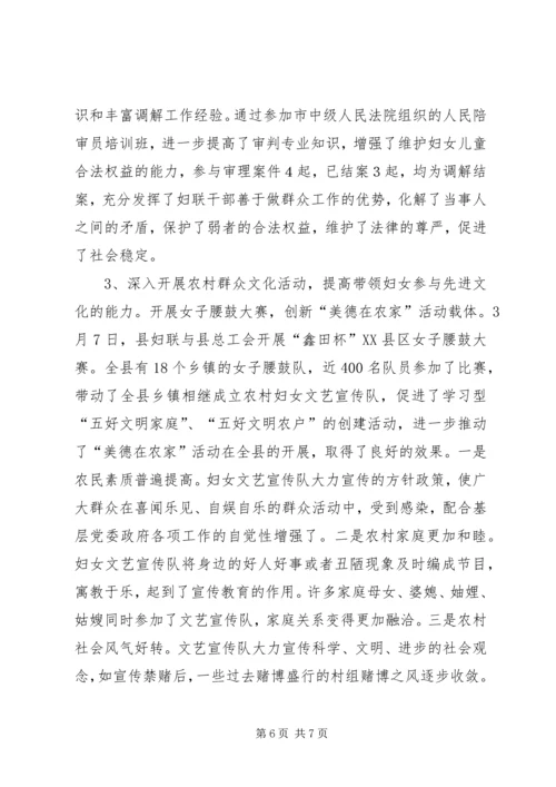 加强领导创新工作进一步增强妇联组织能力 (4).docx