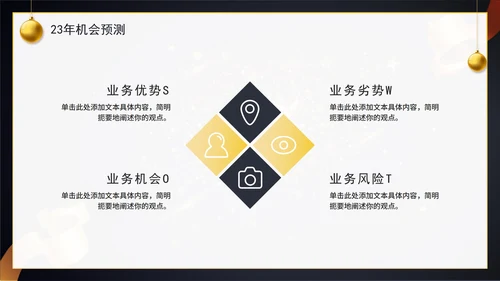 黑金跨越2022展望2023年终工作总结PPT模板