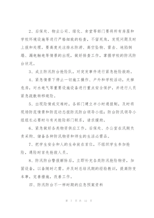 幼儿园台风应急预案.docx