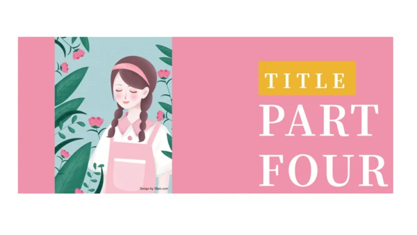 女孩个人简历自我介绍通用PPT模板