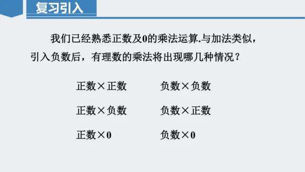 2.2.1有理数乘法  课件（共22张PPT）