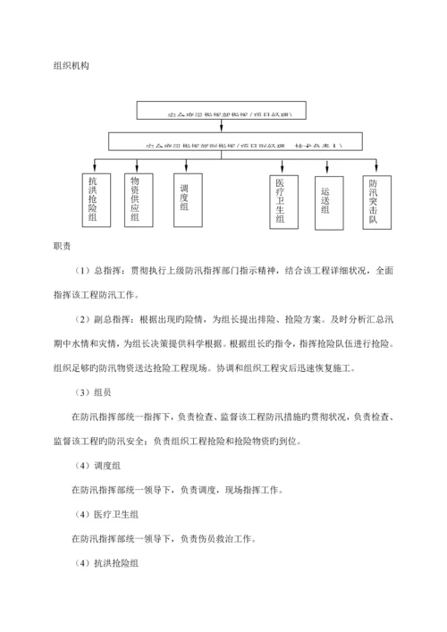 防洪度汛方案(样本供叁考).docx