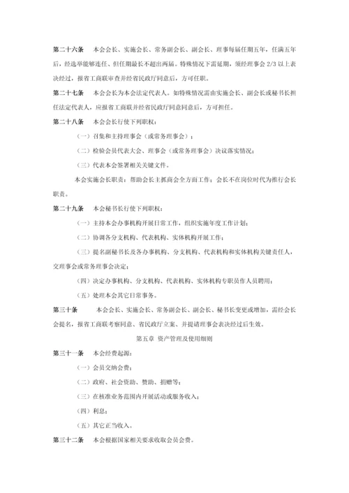 商会标准章程样板.docx