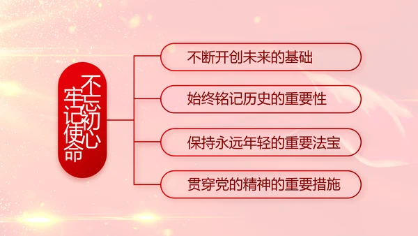 红色党建党支部党员主题党日微党课PPT模板
