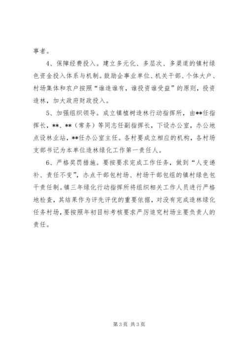 乡镇绿化造林行动实施方案.docx