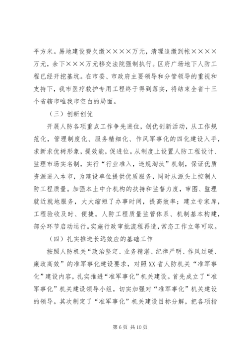 人防办主任述职述廉报告.docx