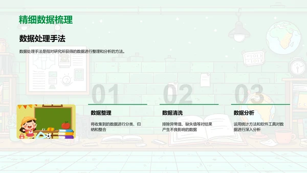 教育研究答辩报告PPT模板