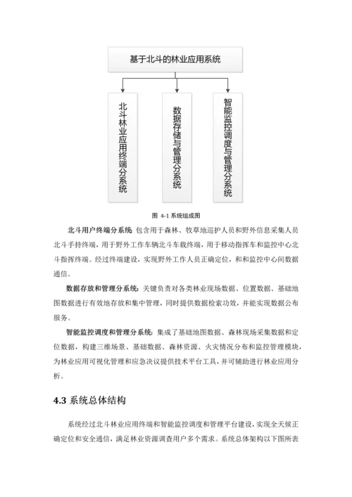 基于北斗的林业应用系统解决专业方案.docx