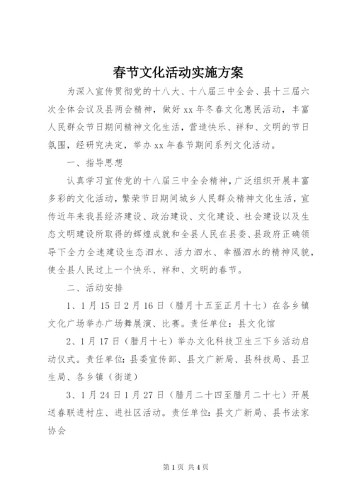 春节文化活动实施方案.docx