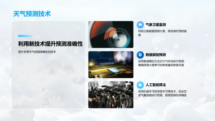 冬季天气信息传播