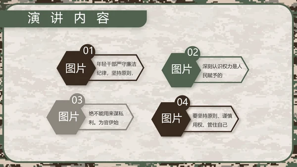 迷彩风部队军事工作总结汇报动态PPT