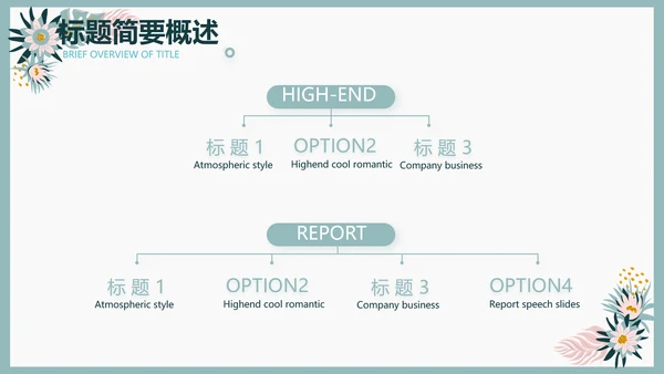 极简水彩风青春期早恋主题教育PPT动态模板