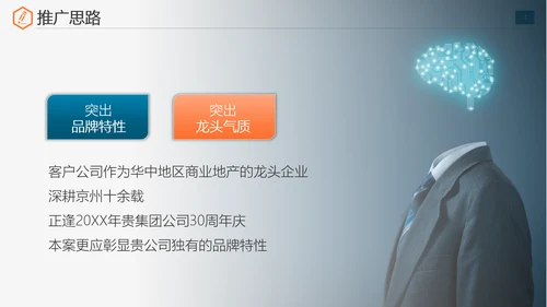 公司运营组织实施全案策划书免费PPT模板
