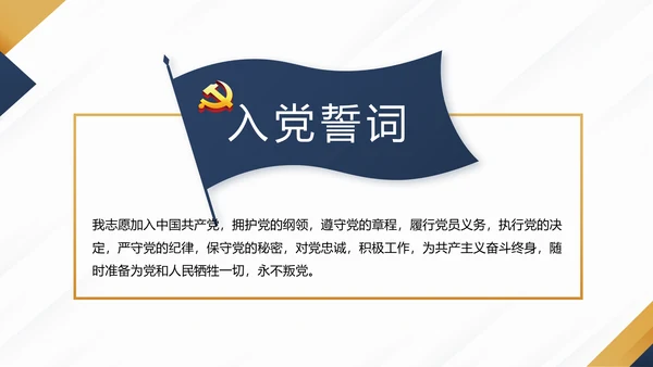 蓝色大气党支部党建年终工作总结述职报告PPT