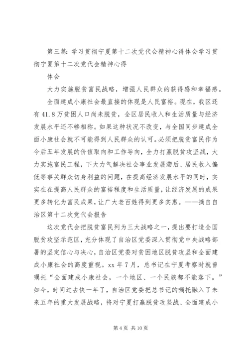 学习宁夏第十二次党代会精神心得体会：富民是关键,是根本目的,必须持续用力.docx